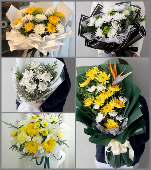 广东中山市横栏镇横东村白事花束代送